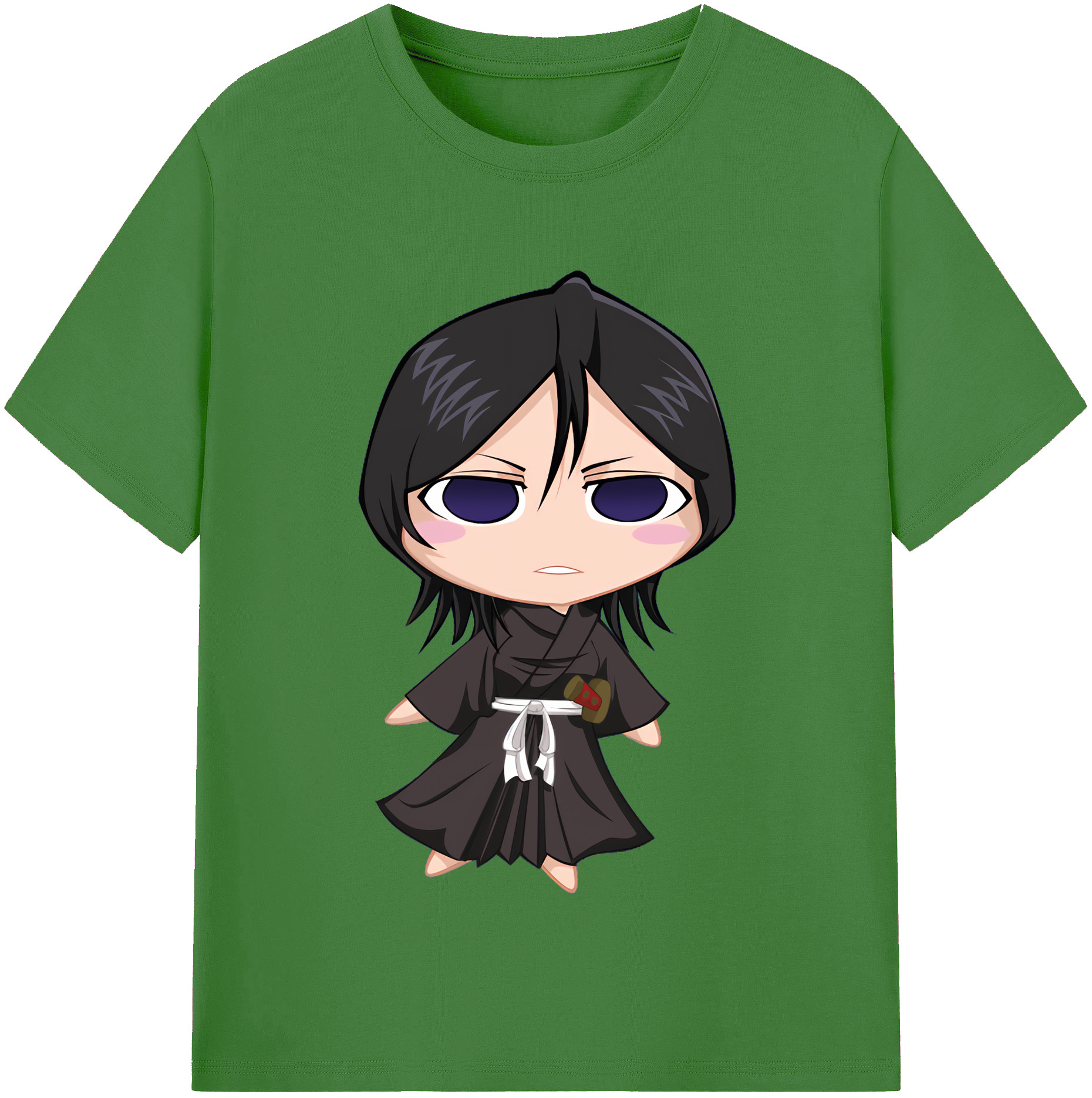 （画像用） ブリーチ 朽木ルキア BLEACH Kuchiki Rukia レディースカジュアルプリントTシャツ（綿100％）